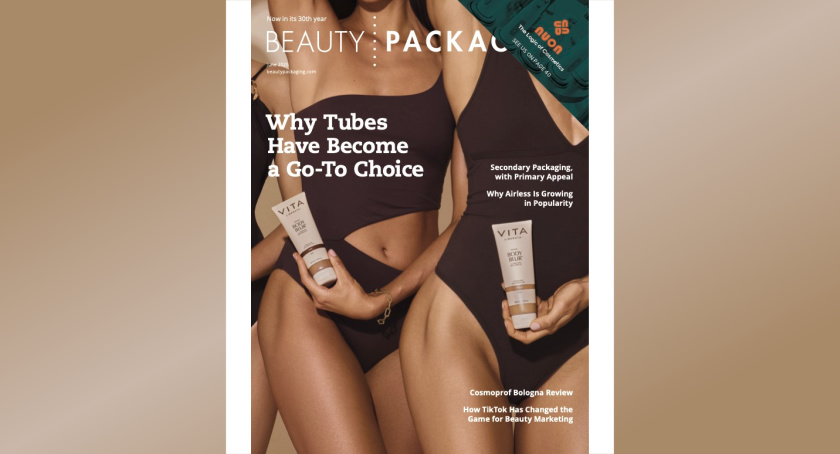 The cover of Beauty Packaging Magazine's June 2025 issue.